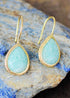Boho Earrings, Dangle Earrings, Cute Elegant Blue Amazonite